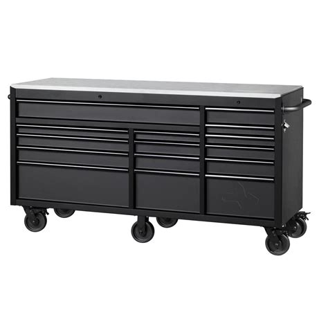 husky 72 inch tool box stainless steel top|72 inch rolling tool cabinet.